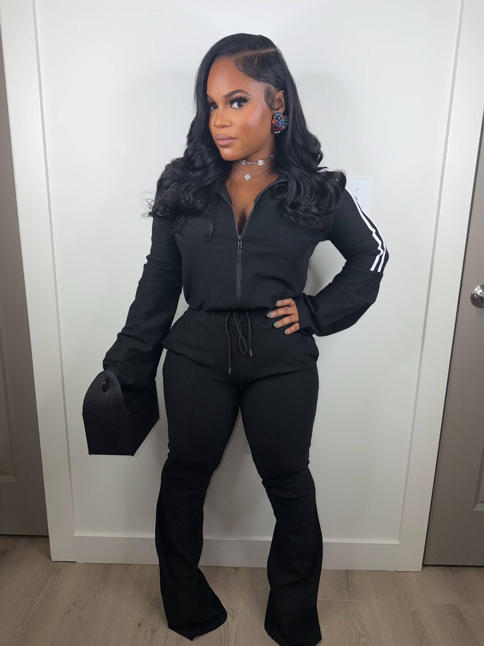 Maybe I deserve luxe set (black) very stretchy