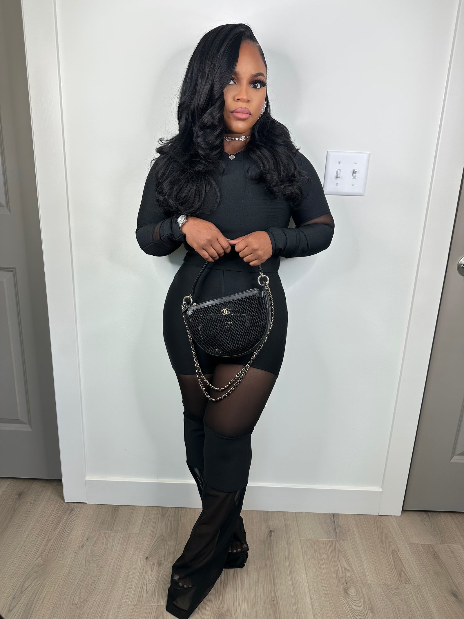 Noir Illusion luxe bandage Set