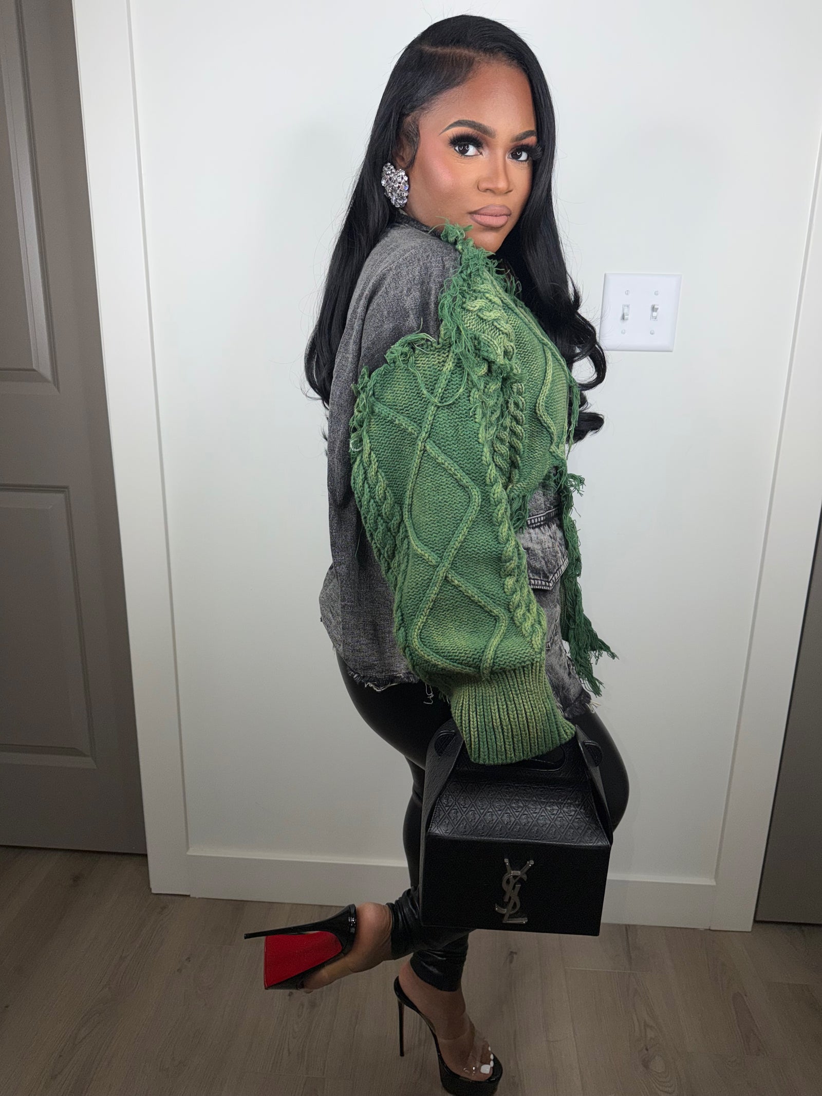Gianni luxe oversized sweater (stretchy) green FINAL RESTOCK SHIPS 1/23