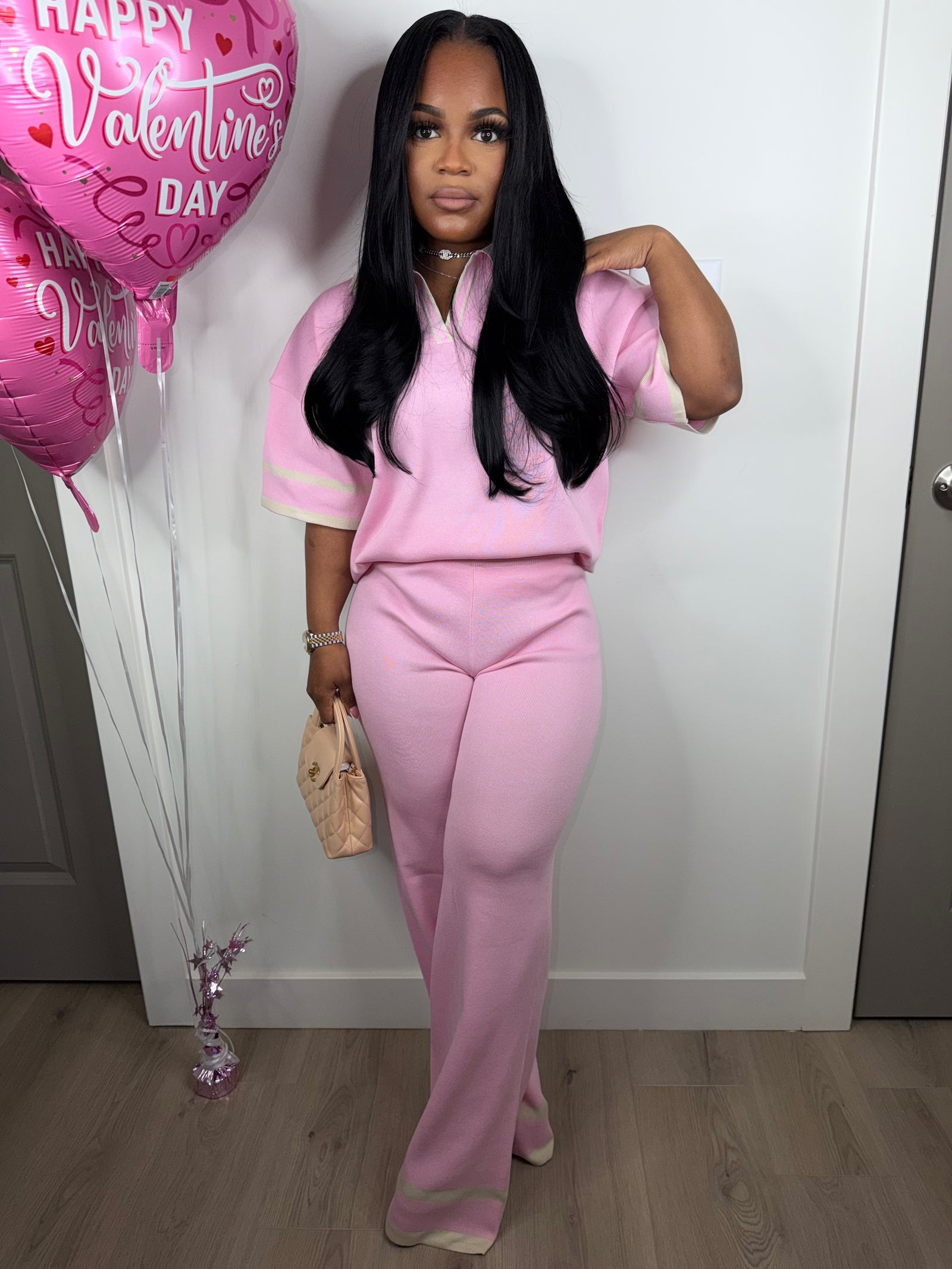 Baby baby baby set (very very stretchy) Happy Love Day ships 4/25