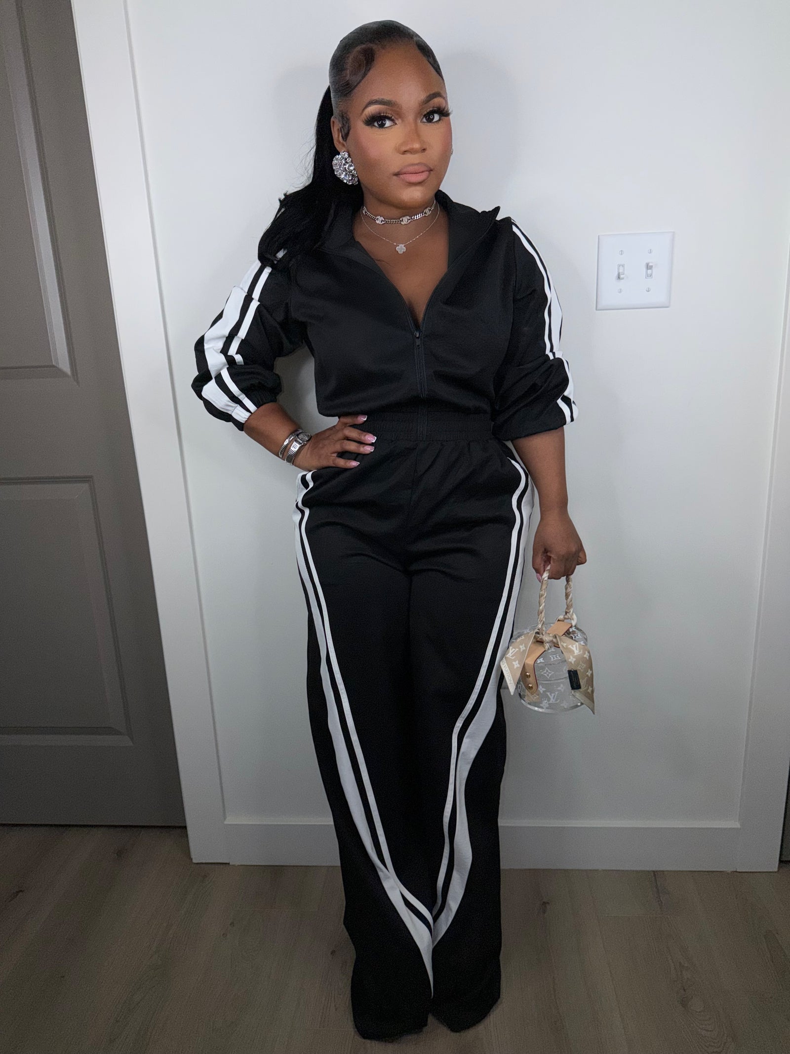 Ryan Christian luxe jumpsuit (great stretch)