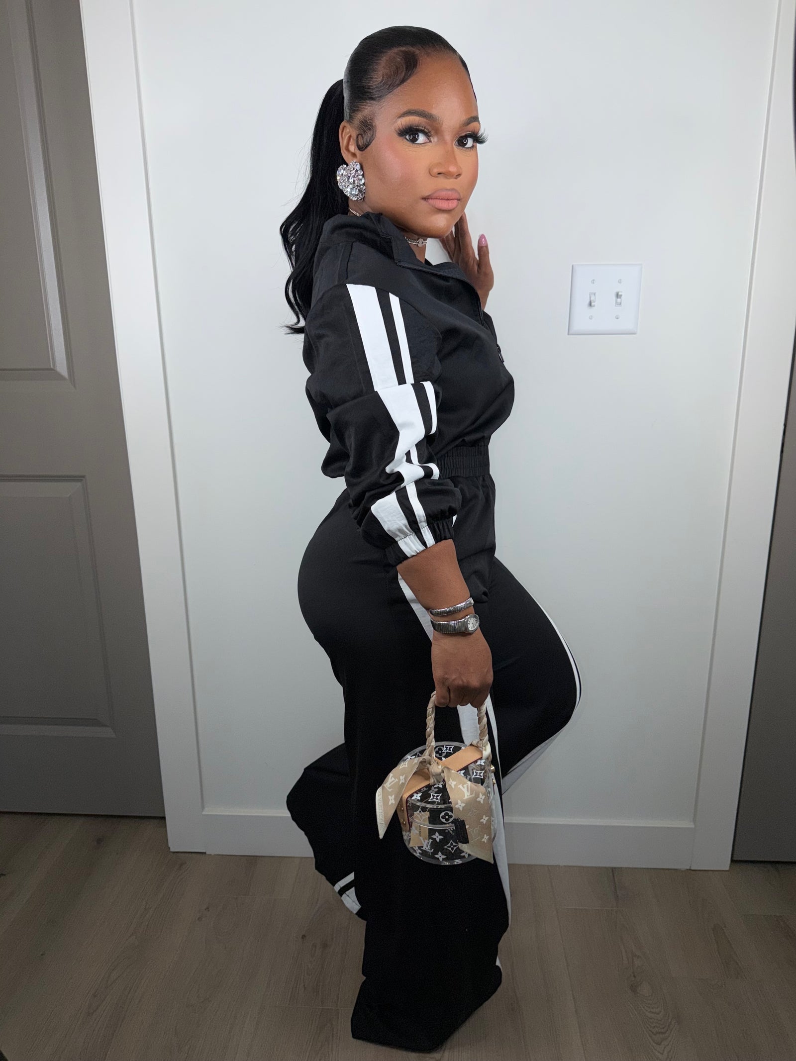 Ryan Christian luxe jumpsuit (great stretch)