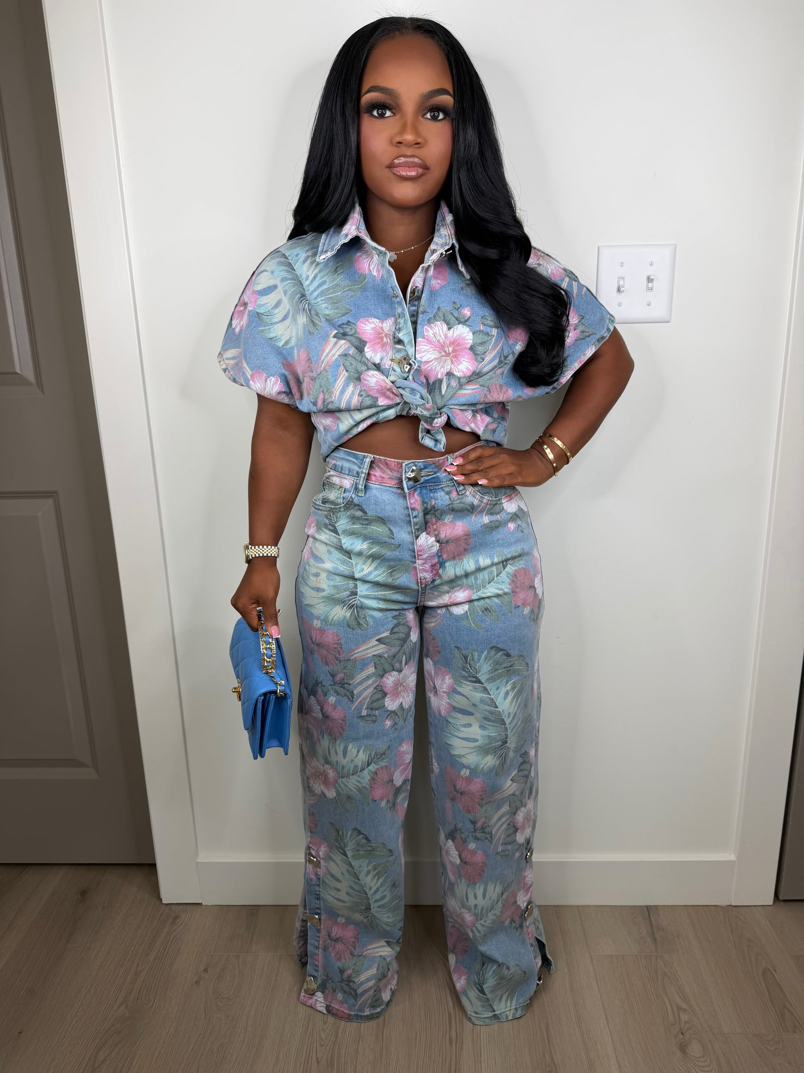 Showstopper luxe pants set