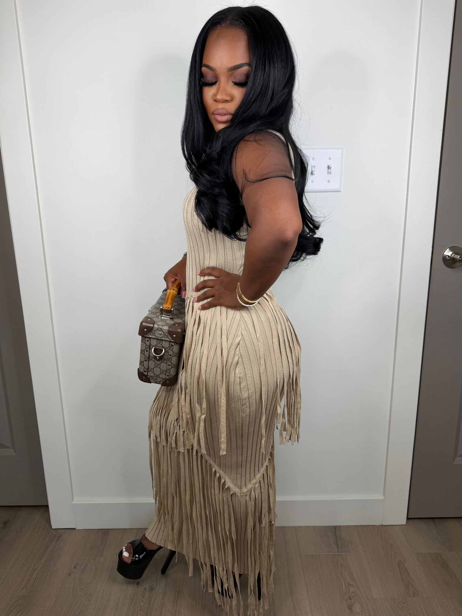 Don't miss luxe dress (very stretchy)