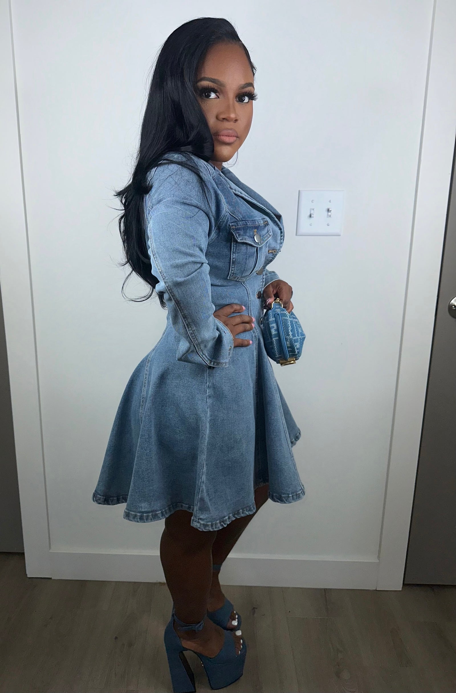 It-Girl Babydoll Dress (Stretchy)