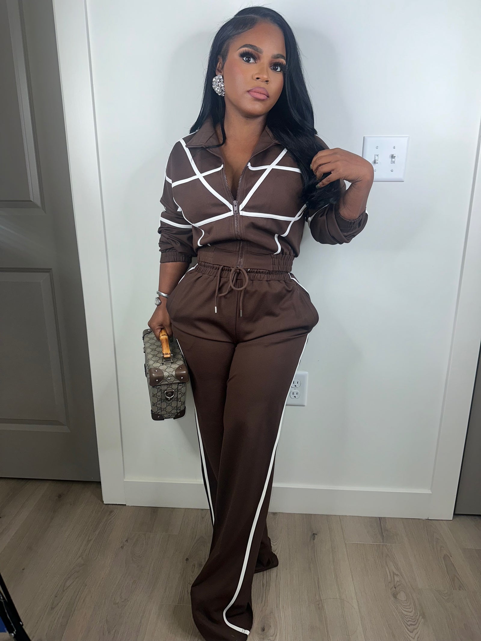 deserve it all luxe set brown (can size down)