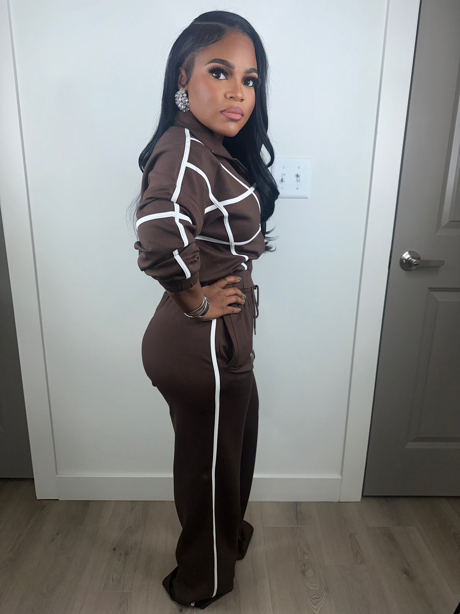 deserve it all luxe set brown (can size down)