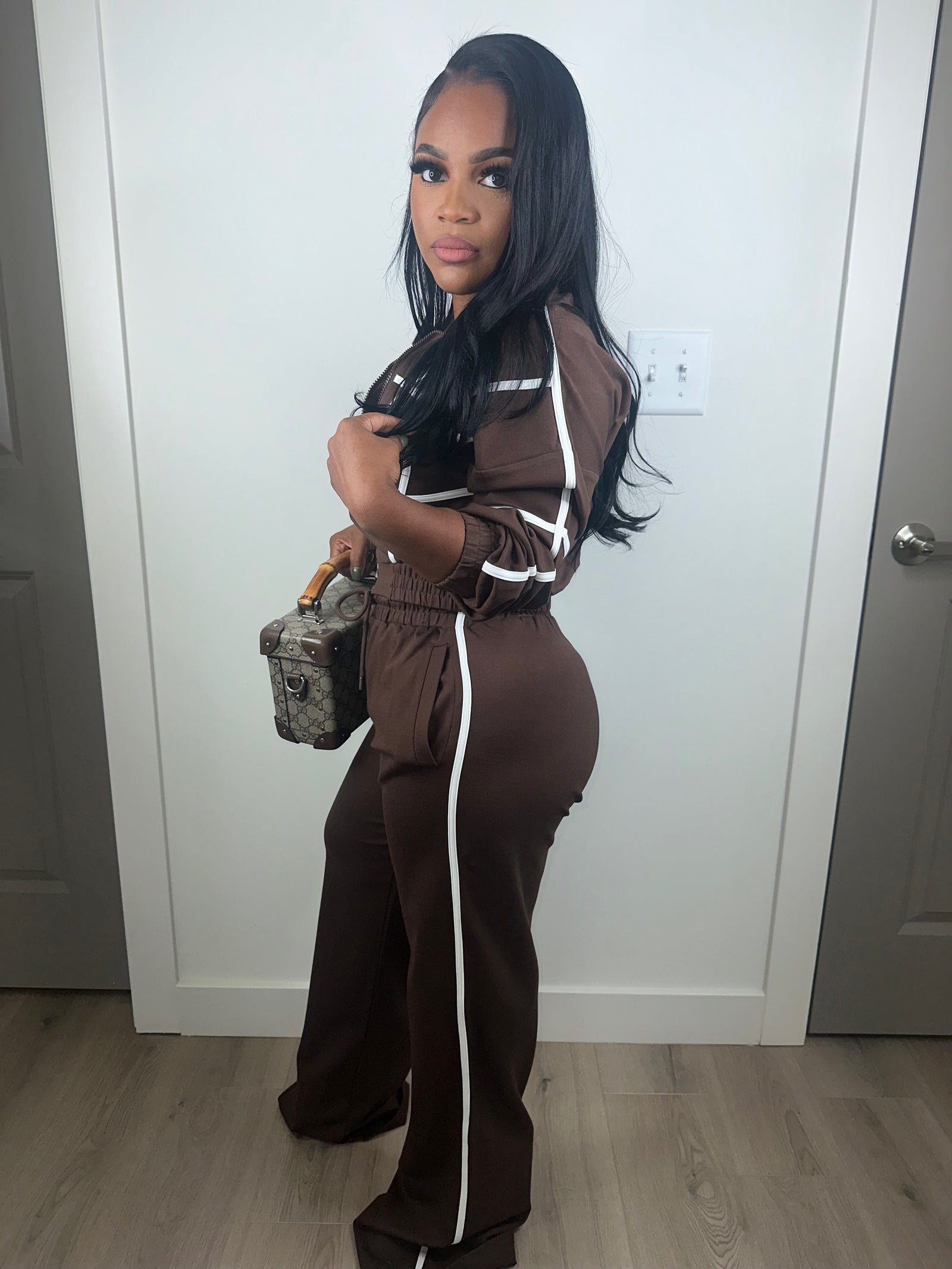 deserve it all luxe set brown (can size down)
