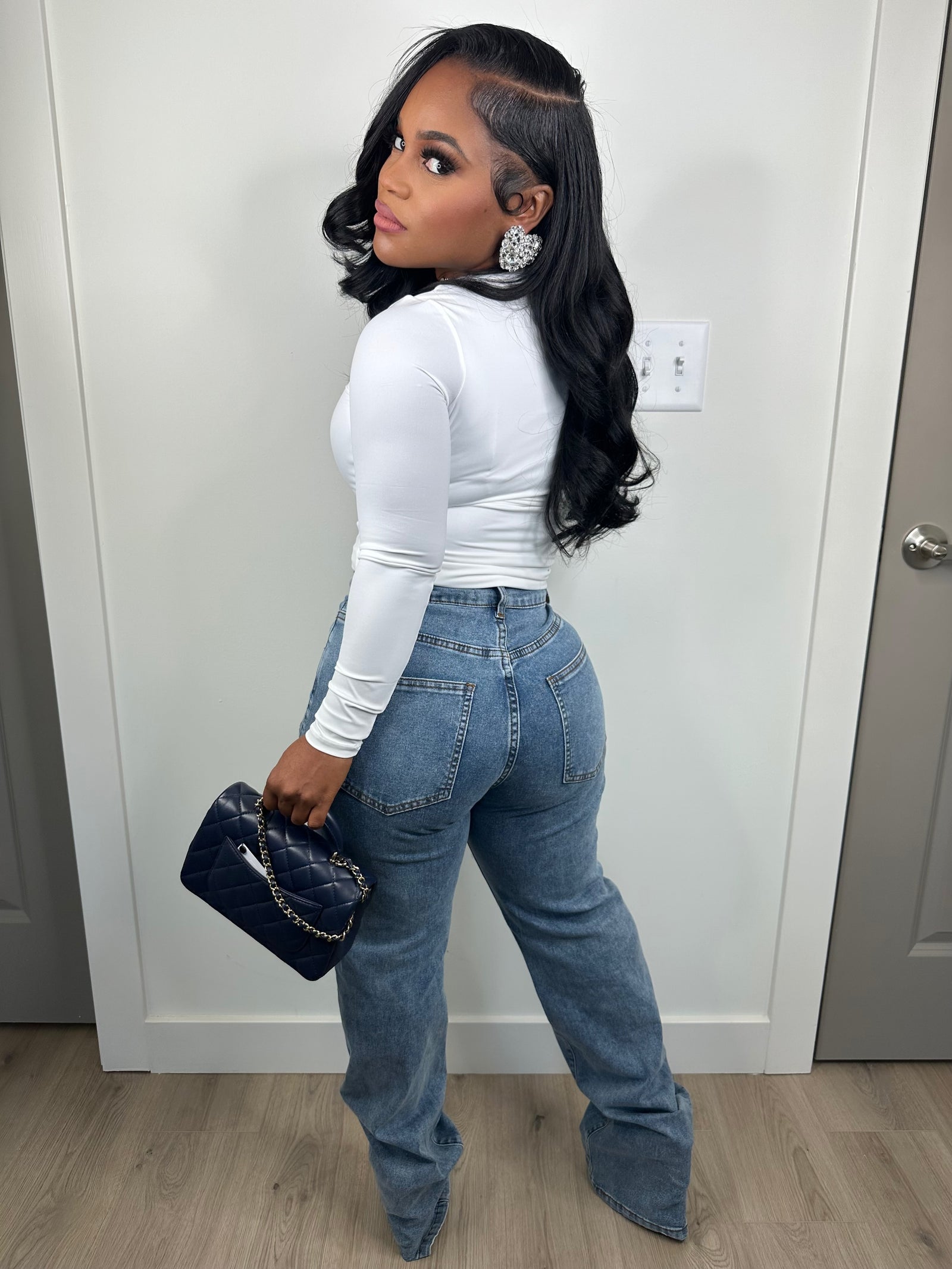 Luxe embellished jeans