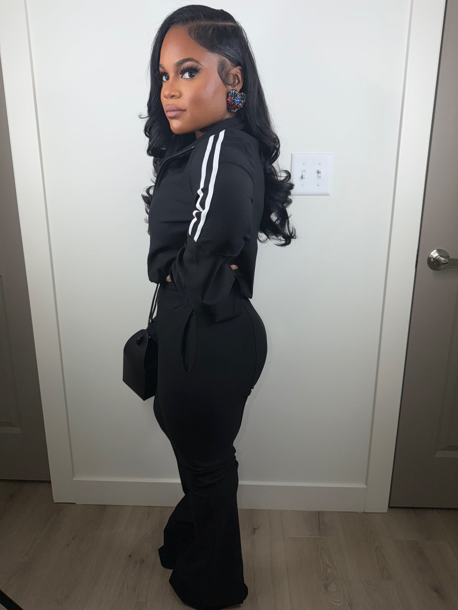 Maybe I deserve luxe set (black) very stretchy