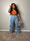 Barbie Luxe girl jeans (very stretchy) light