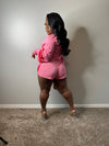 You be killing ‘em short set (pink) small-xl