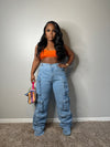 Barbie Luxe girl jeans (very stretchy) light