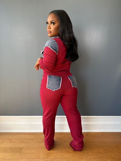 Having my way luxe jumpsuit (extremely stretchy)