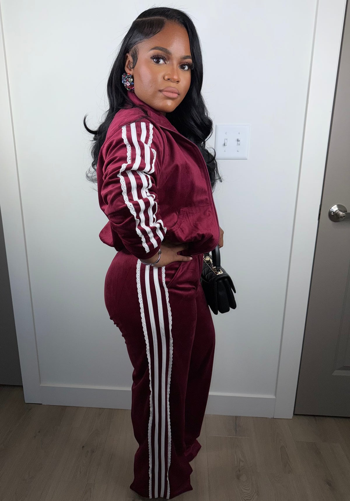 Velours de Wine Couture Set