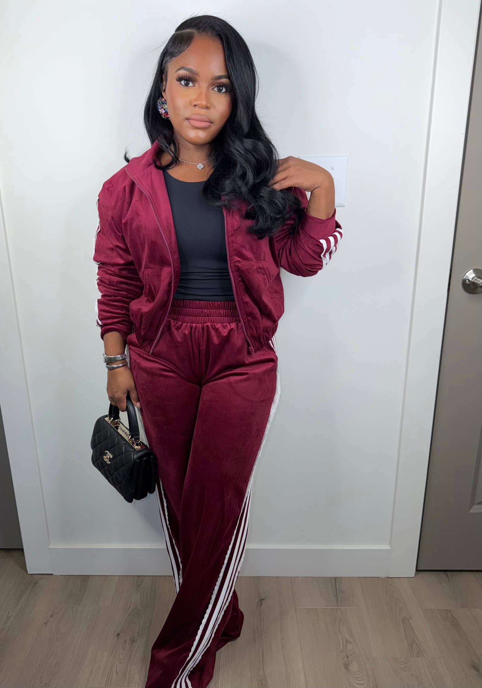 Velours de Wine Couture Set