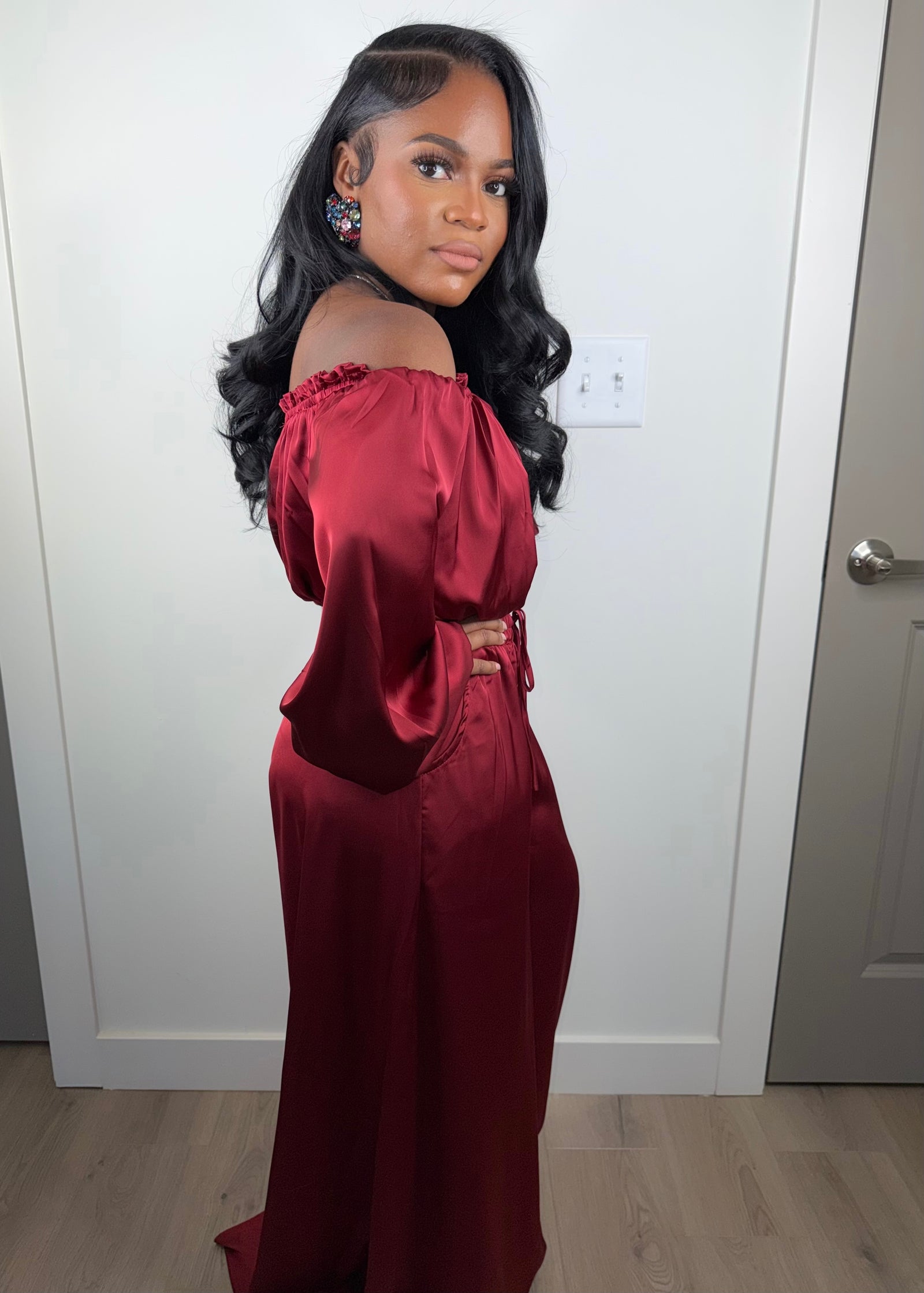 Wine & Silk Balloon Ensemble