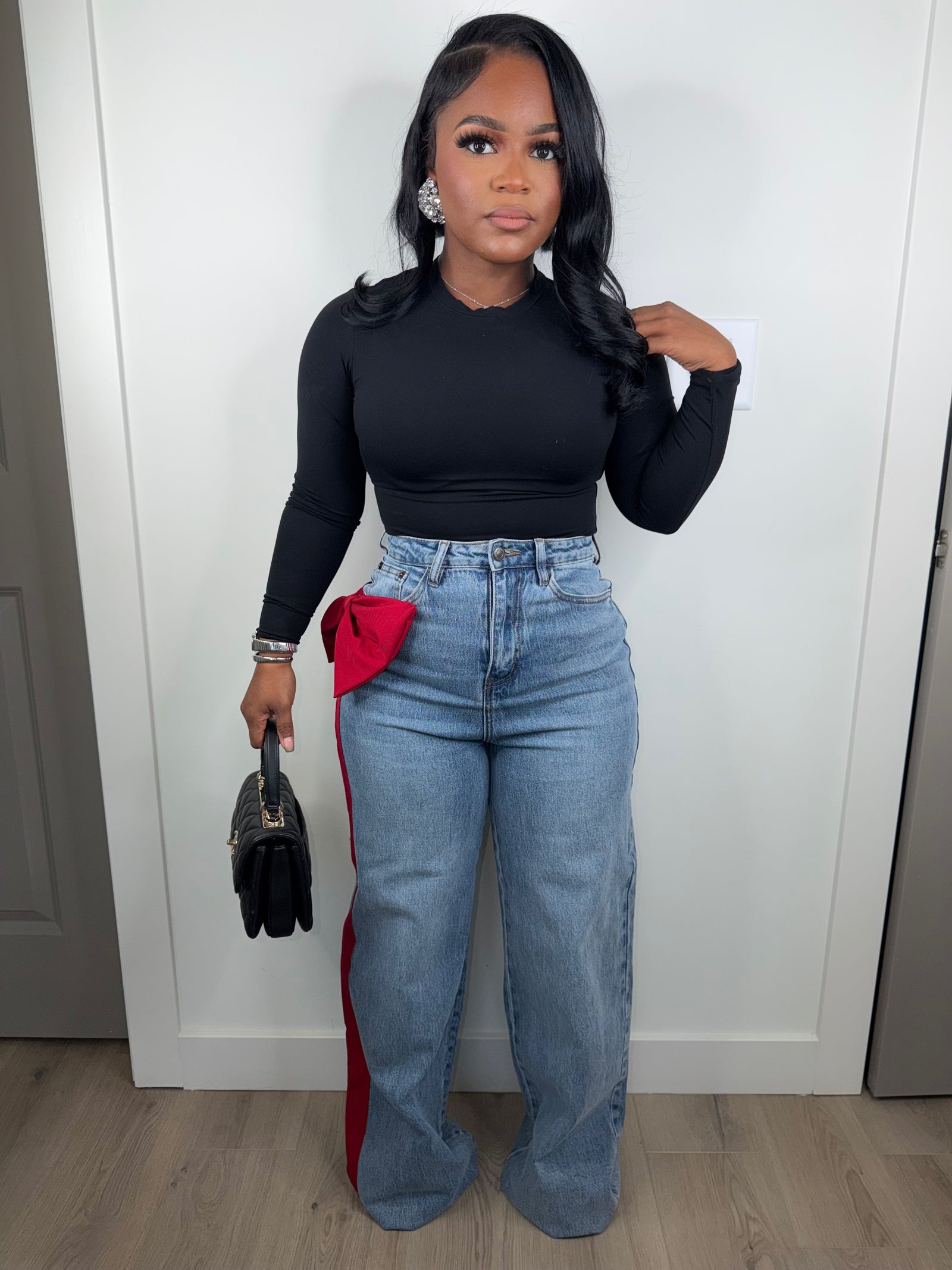 Ribbon in the sky luxe jeans (stretch) ORDER TODAY TO RECEIVE BY V-DAY