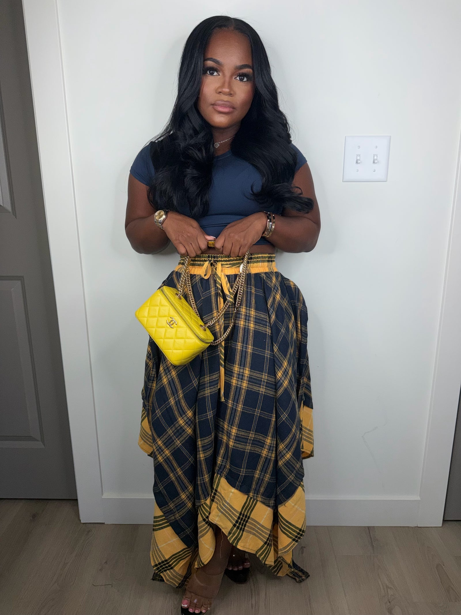 She's the one luxe skirt
