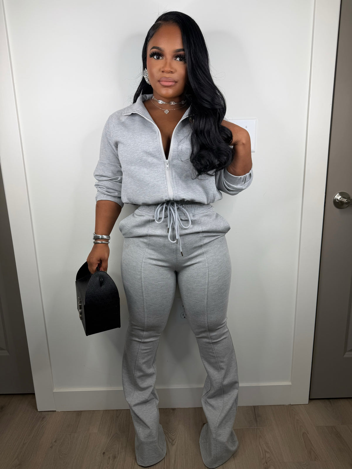 I deserve luxe set (gray) very stretchy FINAL RESTOCK