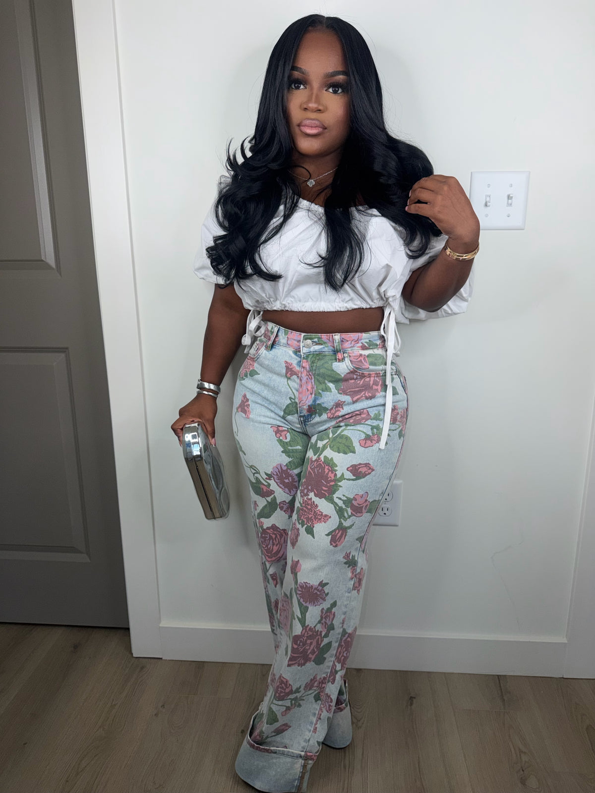 Floral Me Luxe jeans