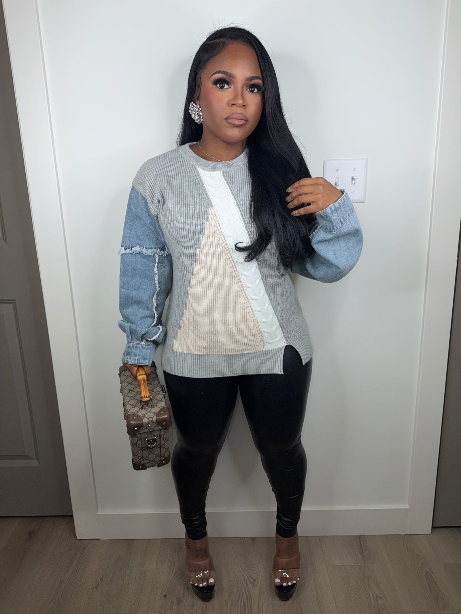 Peyton luxe oversized sweater (stretchy)