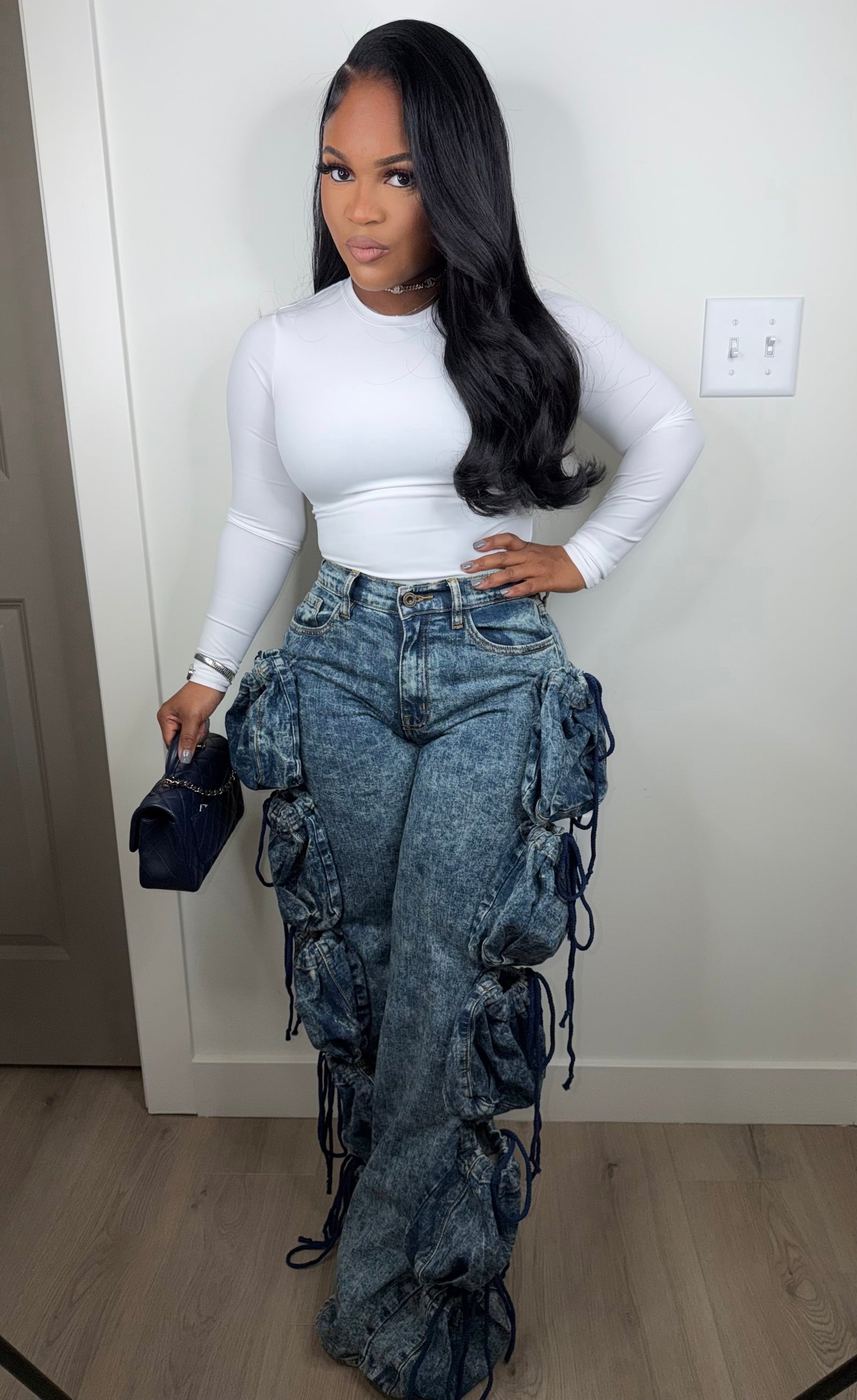 Stand out luxe jeans (stretchy)