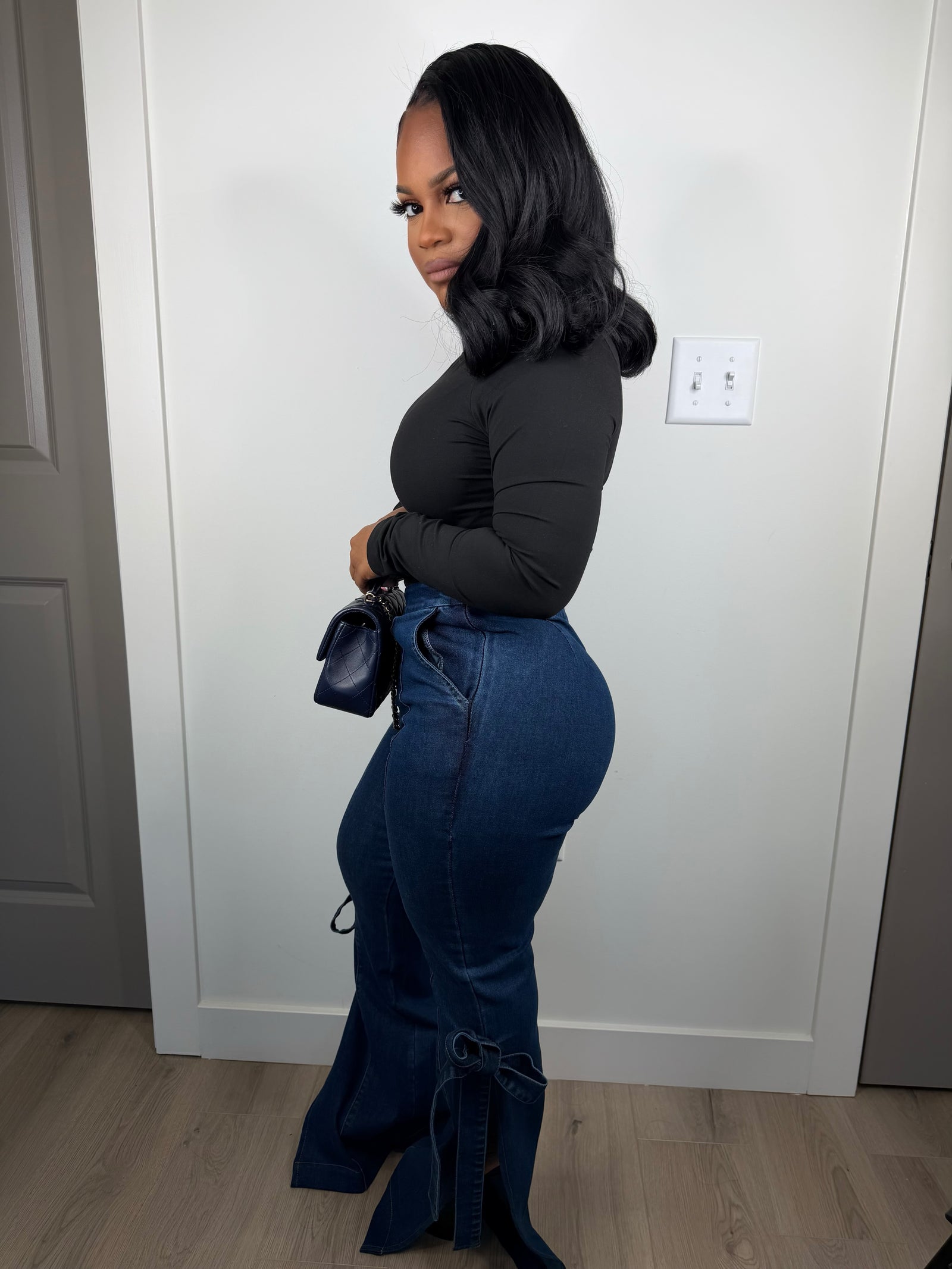 The Bow Edit Jean (stretchy)