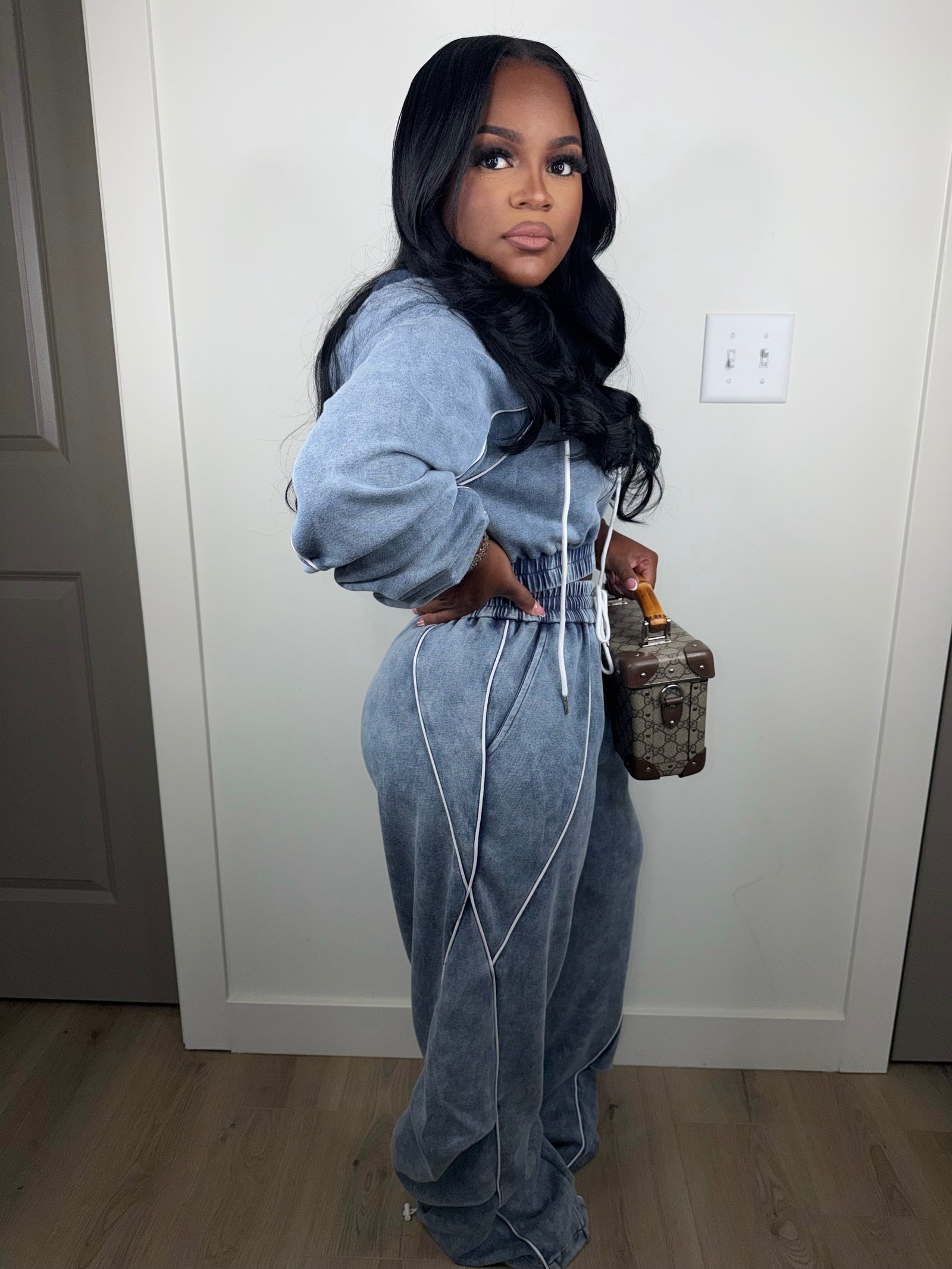 Easy Does It luxe Denim Set