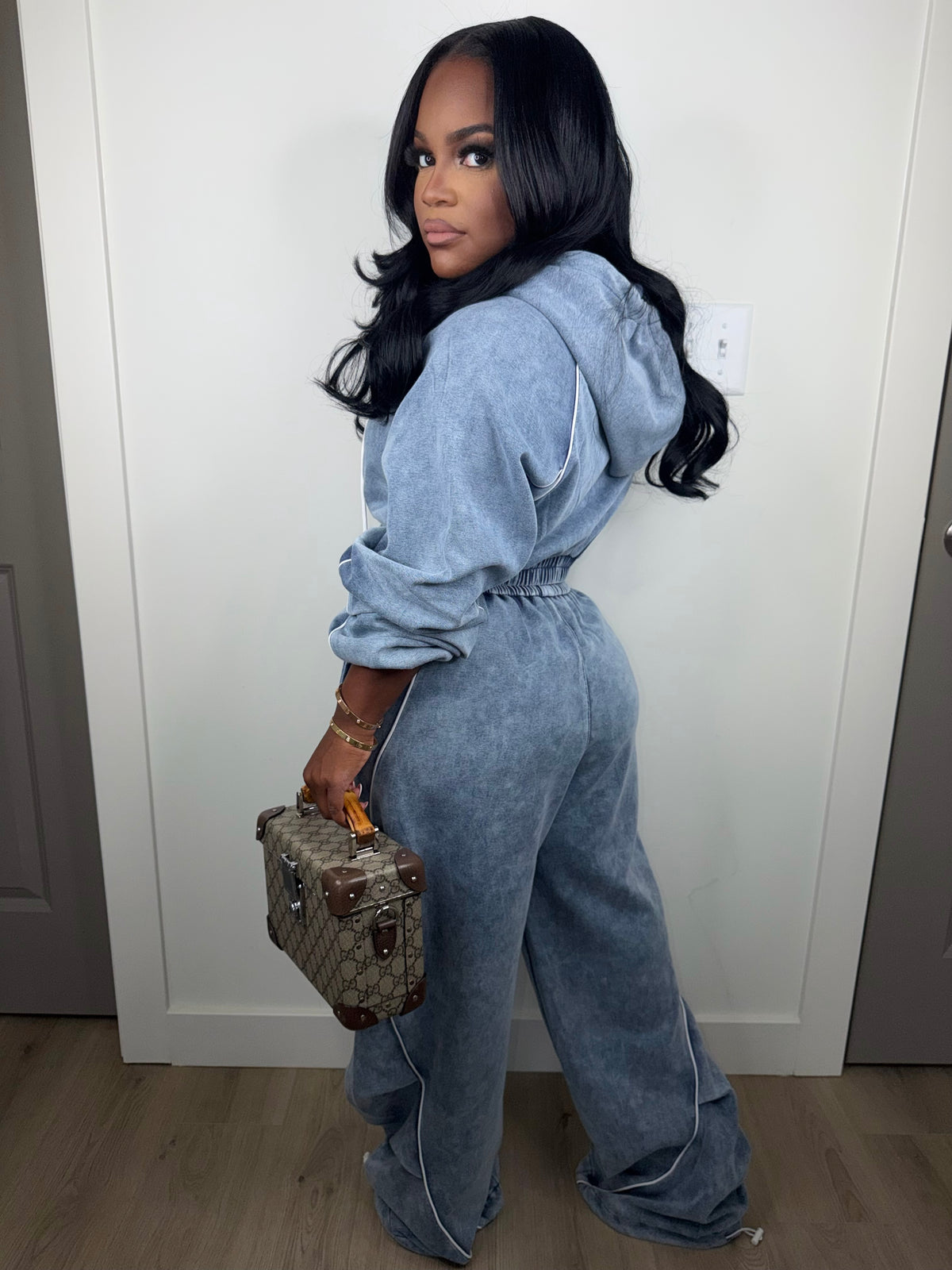 Easy Does It luxe Denim Set