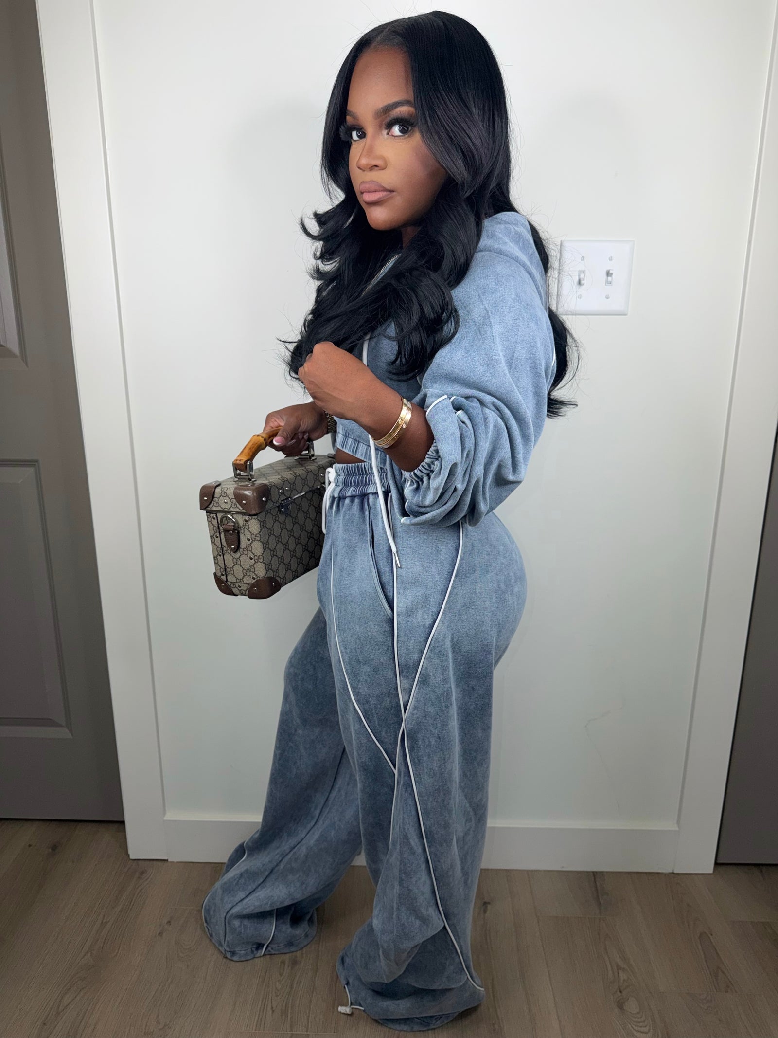 Easy Does It luxe Denim Set