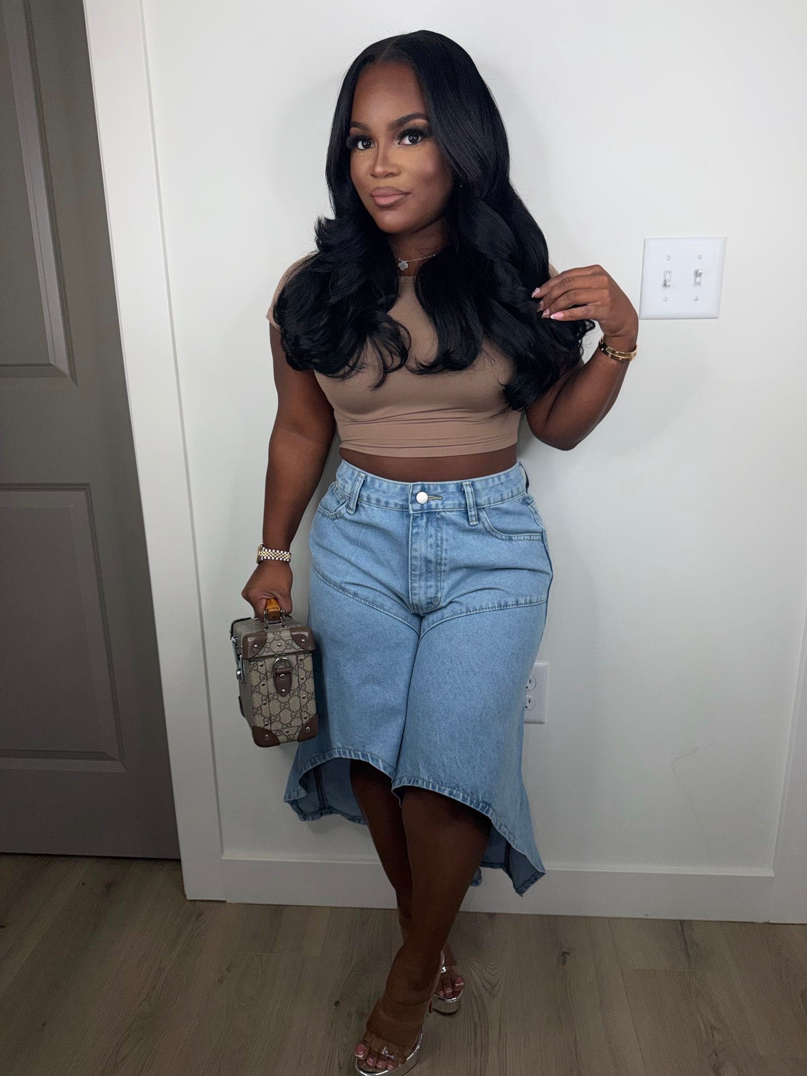 ruffle up shorts