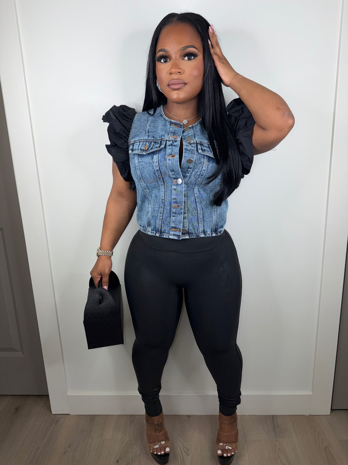 Oh you fancy denim luxe jacket