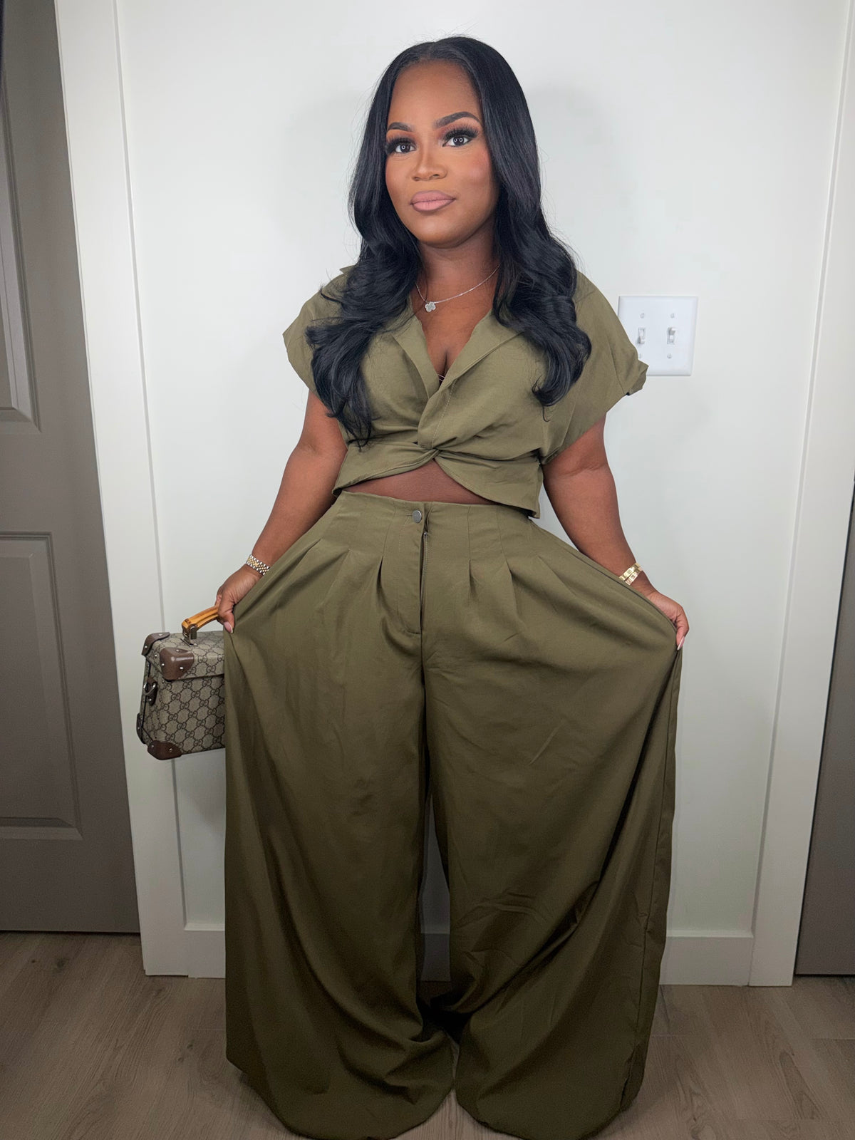 Olive about you luxe set