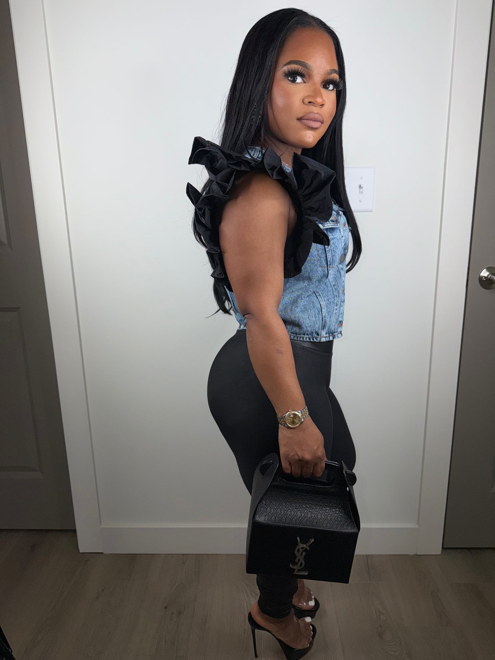 Oh you fancy denim luxe jacket