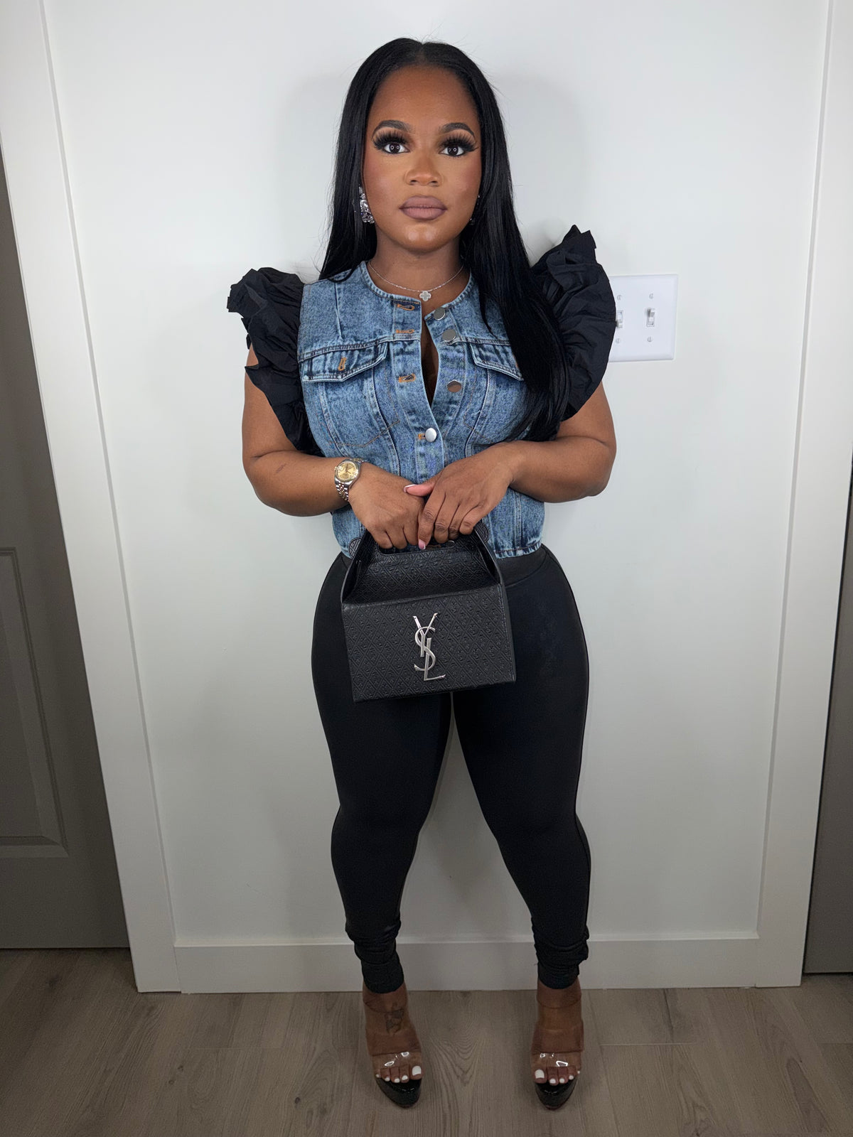 Oh you fancy denim luxe jacket