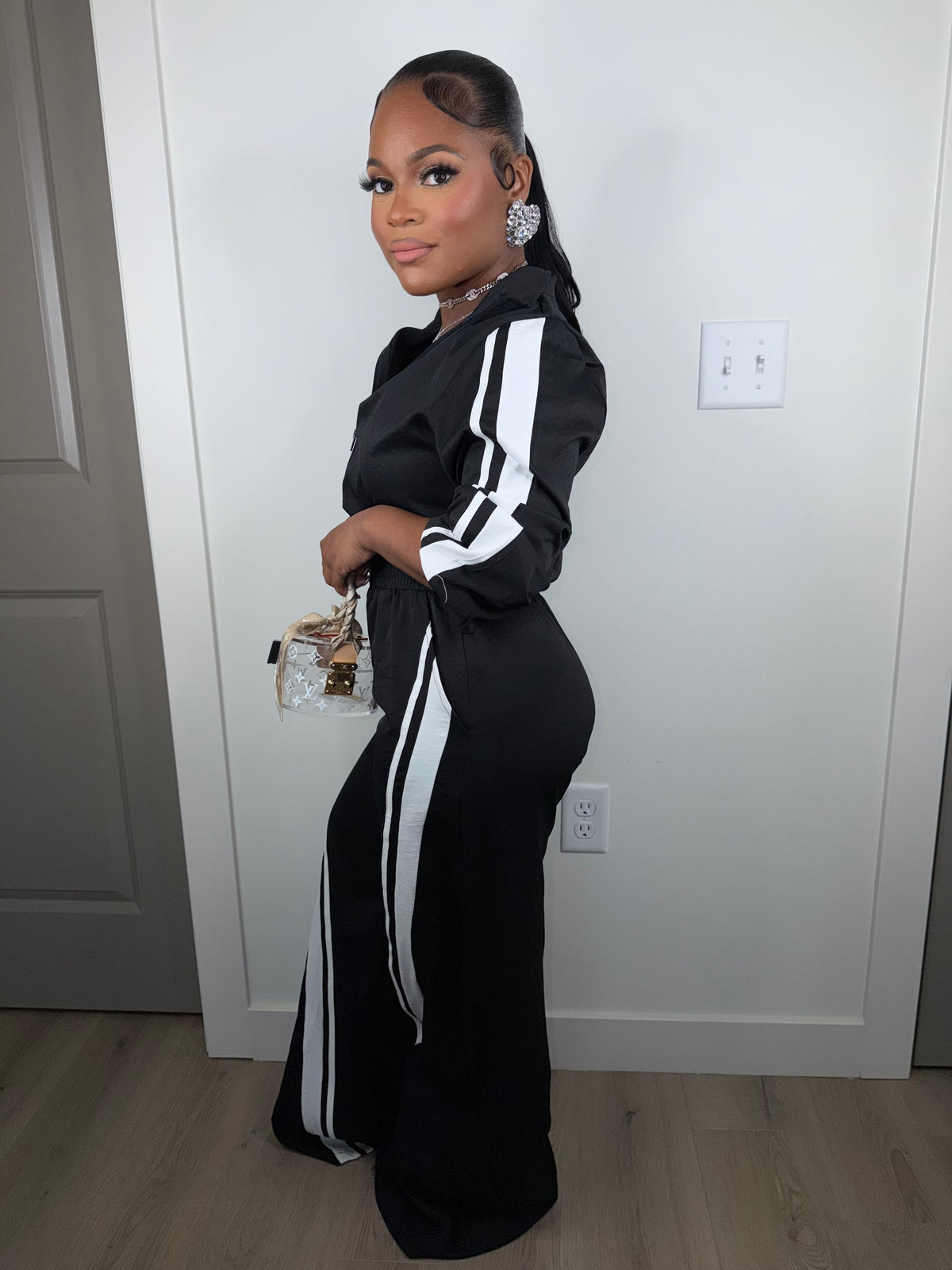 Ryan Christian luxe  jumpsuit (great stretch)