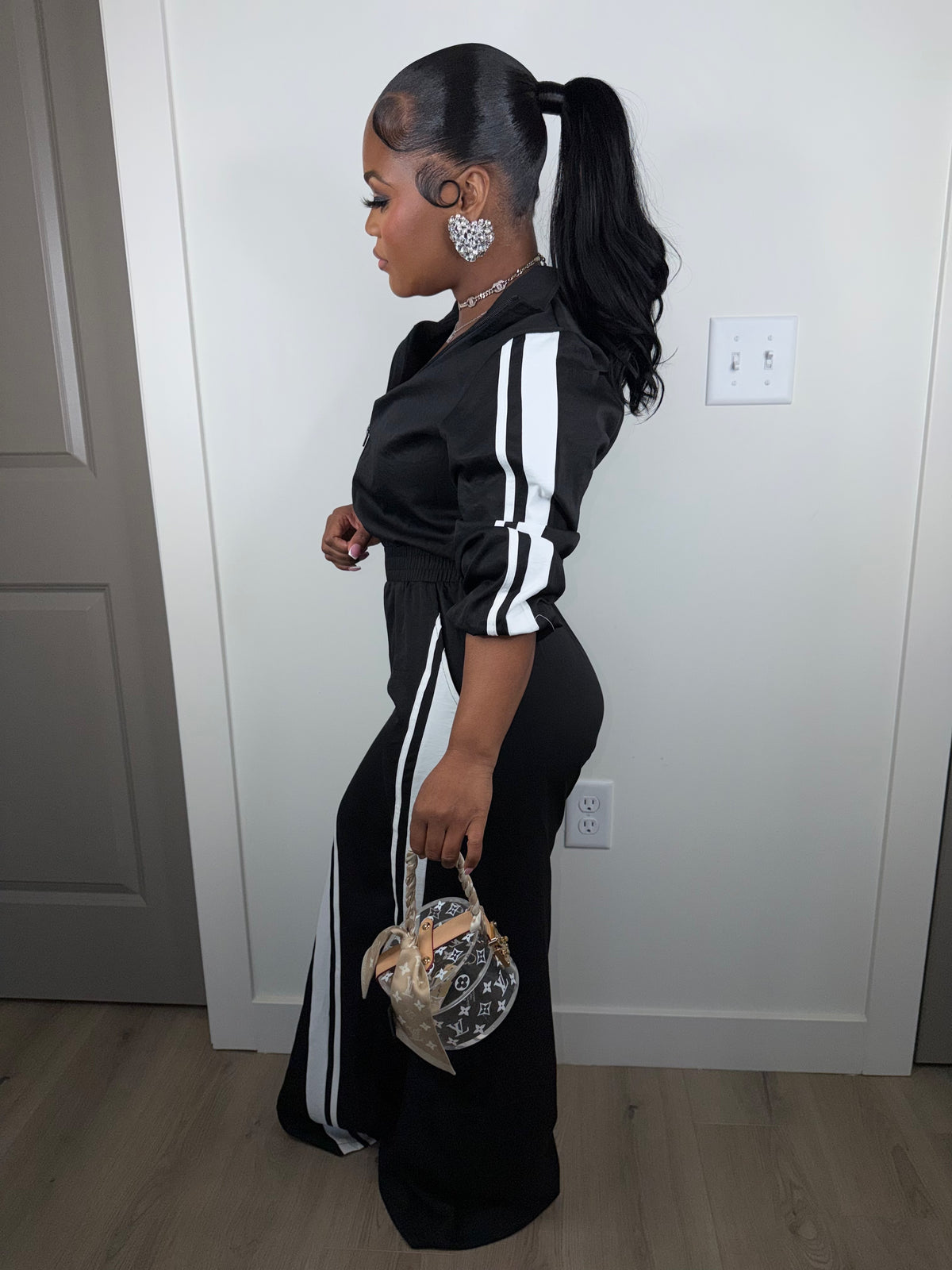 Ryan Christian luxe  jumpsuit (great stretch)