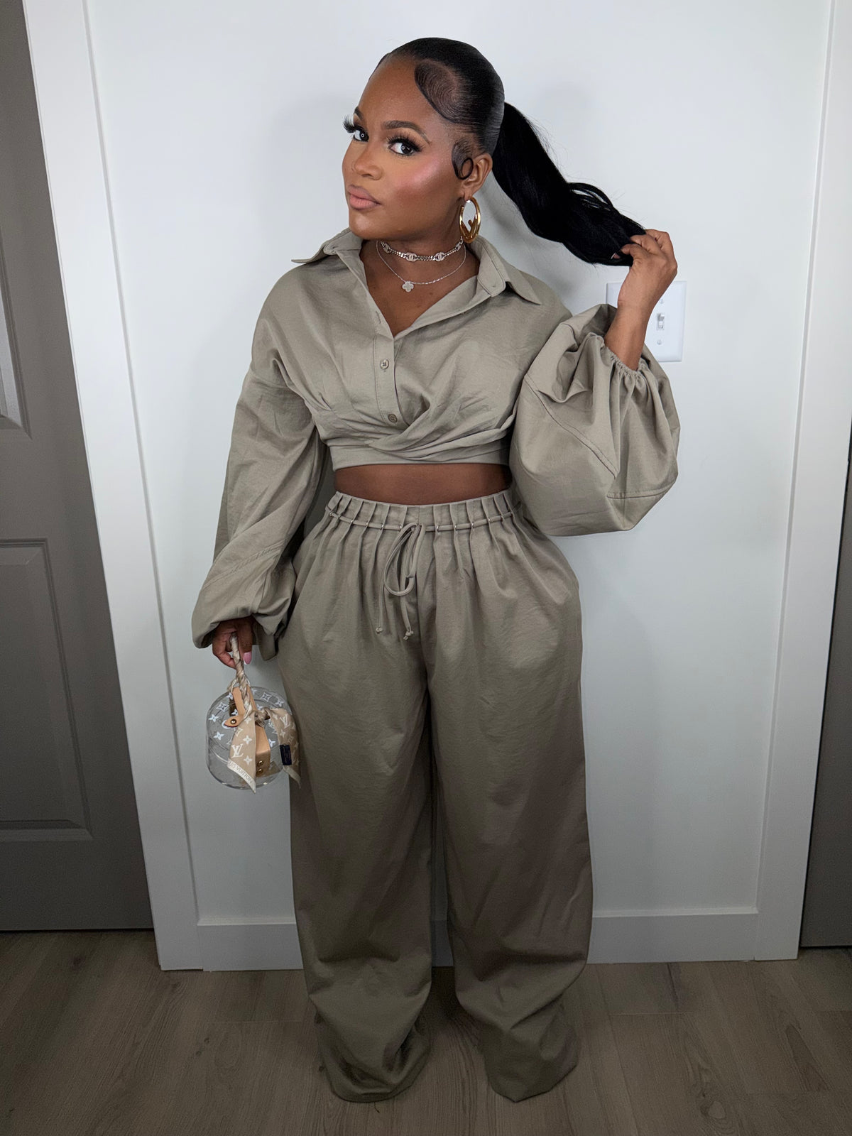 Monaco Luxe Taupe Set (great stretch)