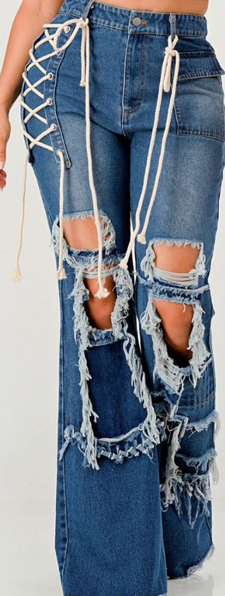 No strings attached luxe jeans (stretchy)