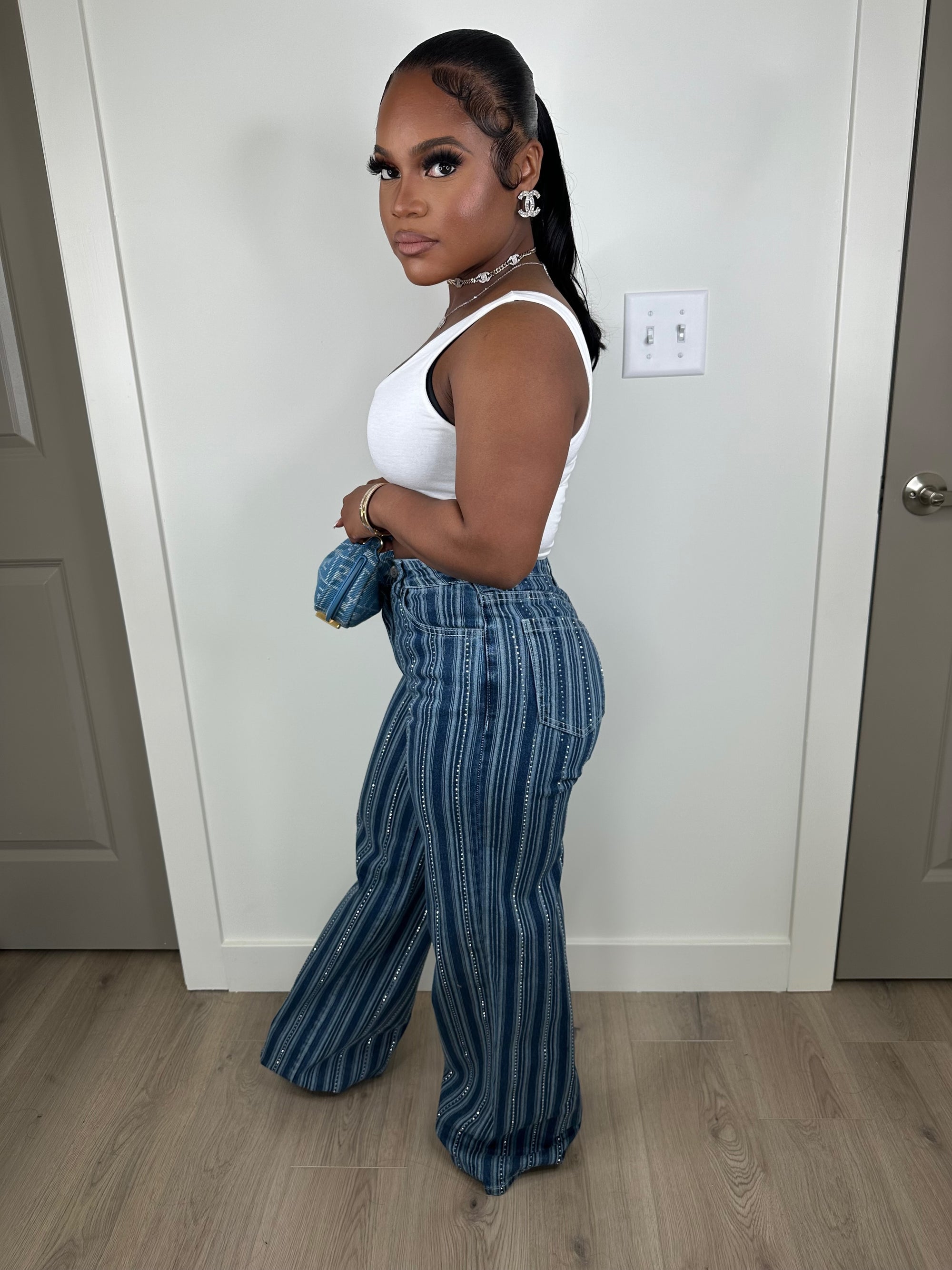 Diamonds Dancing luxe stretchy pants set 50% final sale