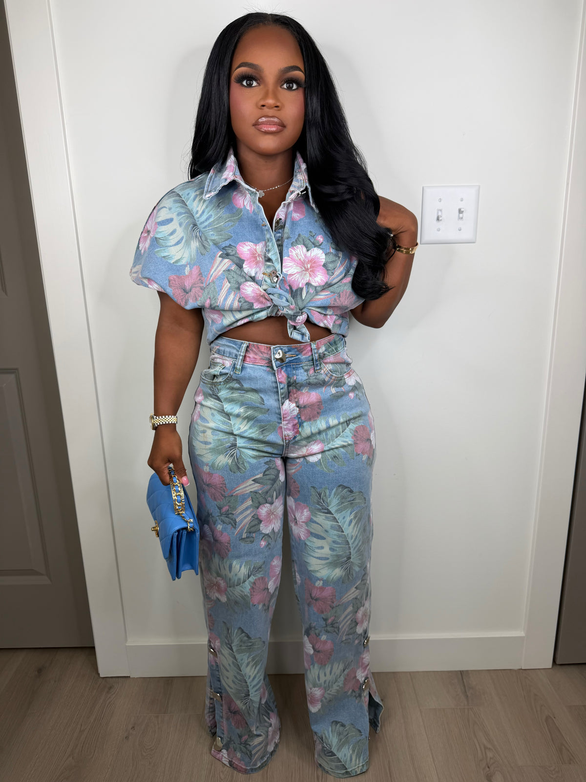 Showstopper luxe pants set