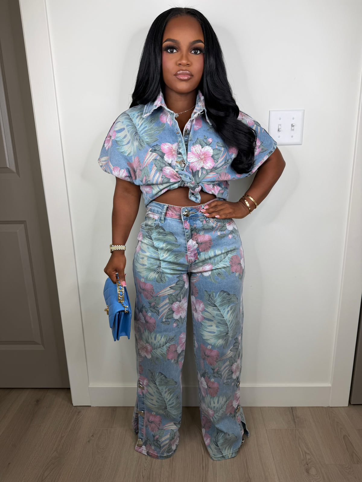Showstopper luxe pants set