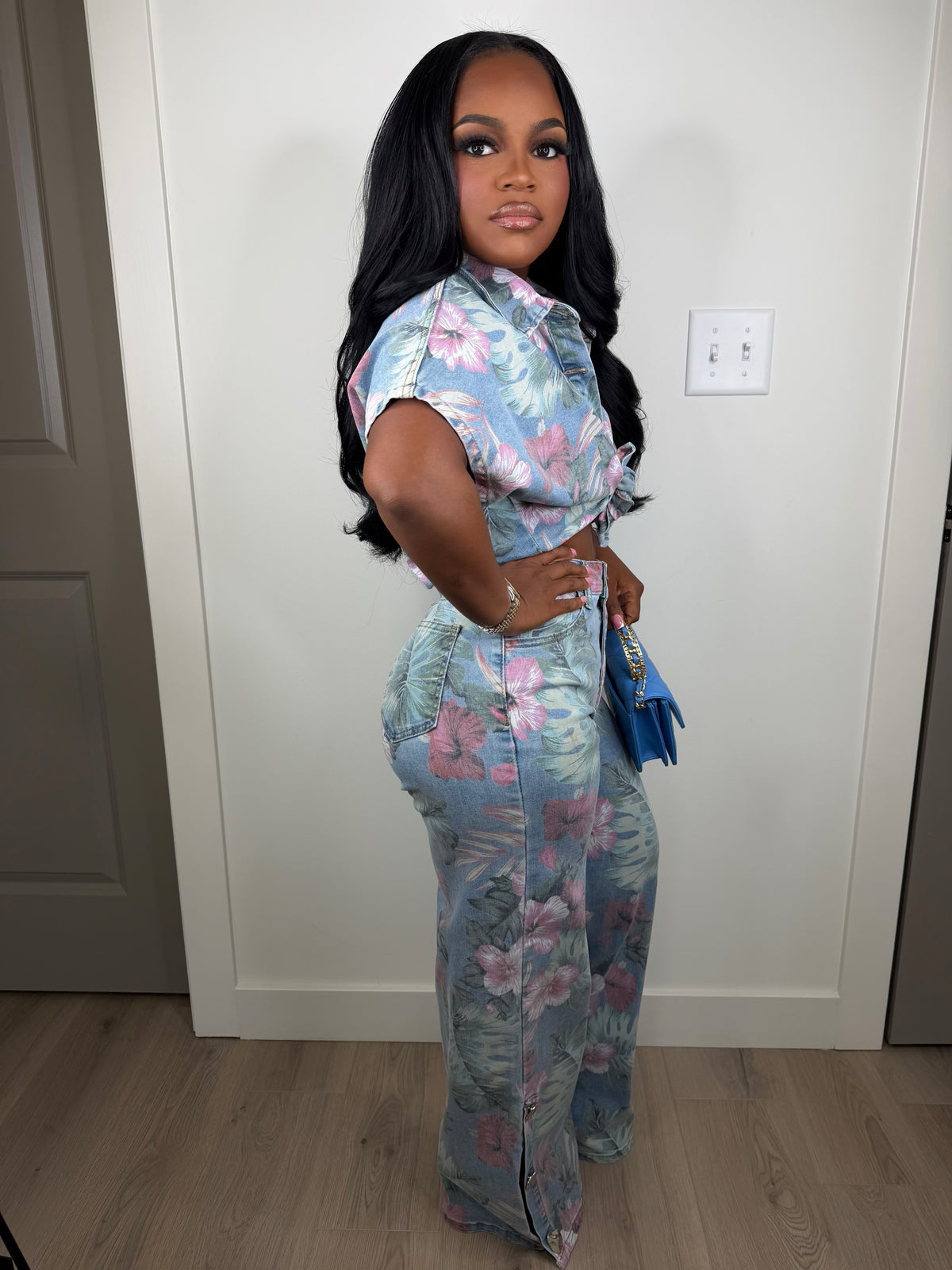 Showstopper luxe pants set