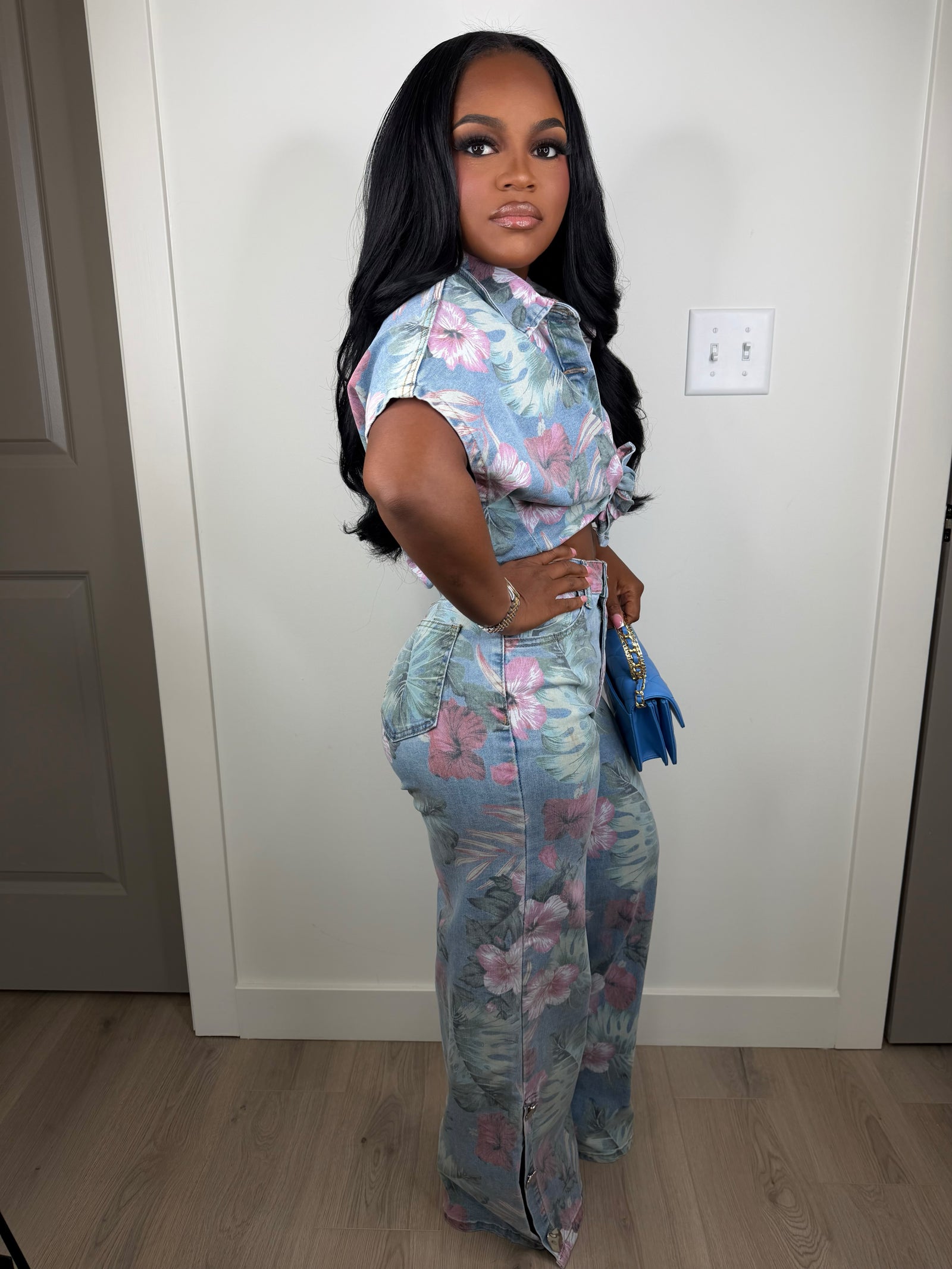 Showstopper luxe pants set