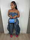 Influence luxe stretchy jumpsuit