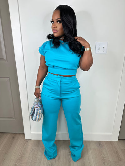 When It Comes To You Luxe Turquoise Set (Great Stretch)