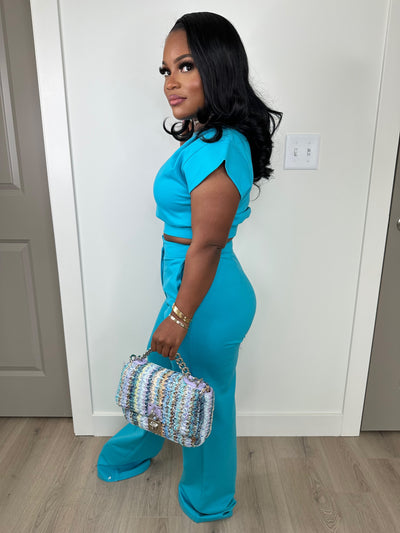 When It Comes To You Luxe Turquoise Set (Great Stretch)