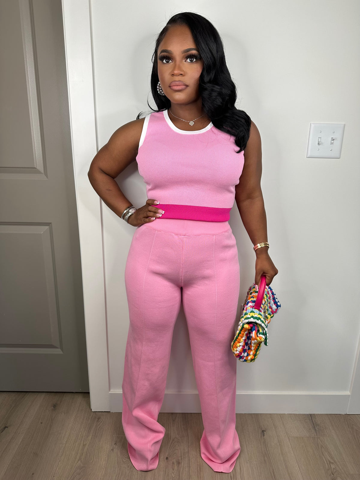 Pinking of you luxe set (Great Stretch)