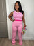 Pinking of you luxe set (Great Stretch)